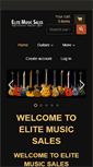 Mobile Screenshot of elitemusicsales.com