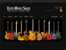 Tablet Screenshot of elitemusicsales.com